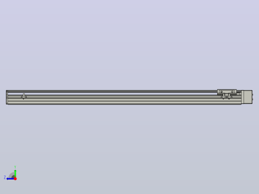 SYS12-BL-900-200W滚珠花健、支撑座、滚珠丝杠、交叉导轨、直线模组.STEP右视缩略图