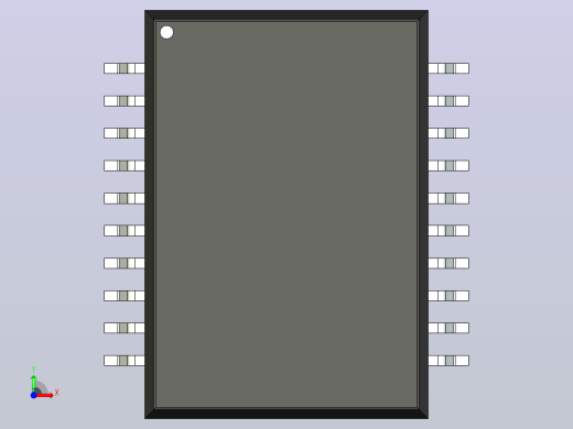 106x SOIC 封装（小外形集成电路）SOIC127P1420X360-20N前视缩略图