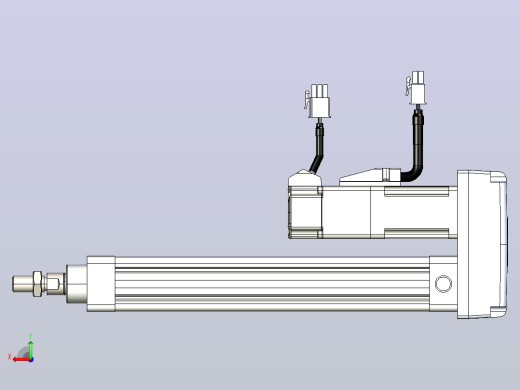 轻载电动缸TPA-ESR25-1002C-L150-MR-TC-W-P10-C3后视缩略图