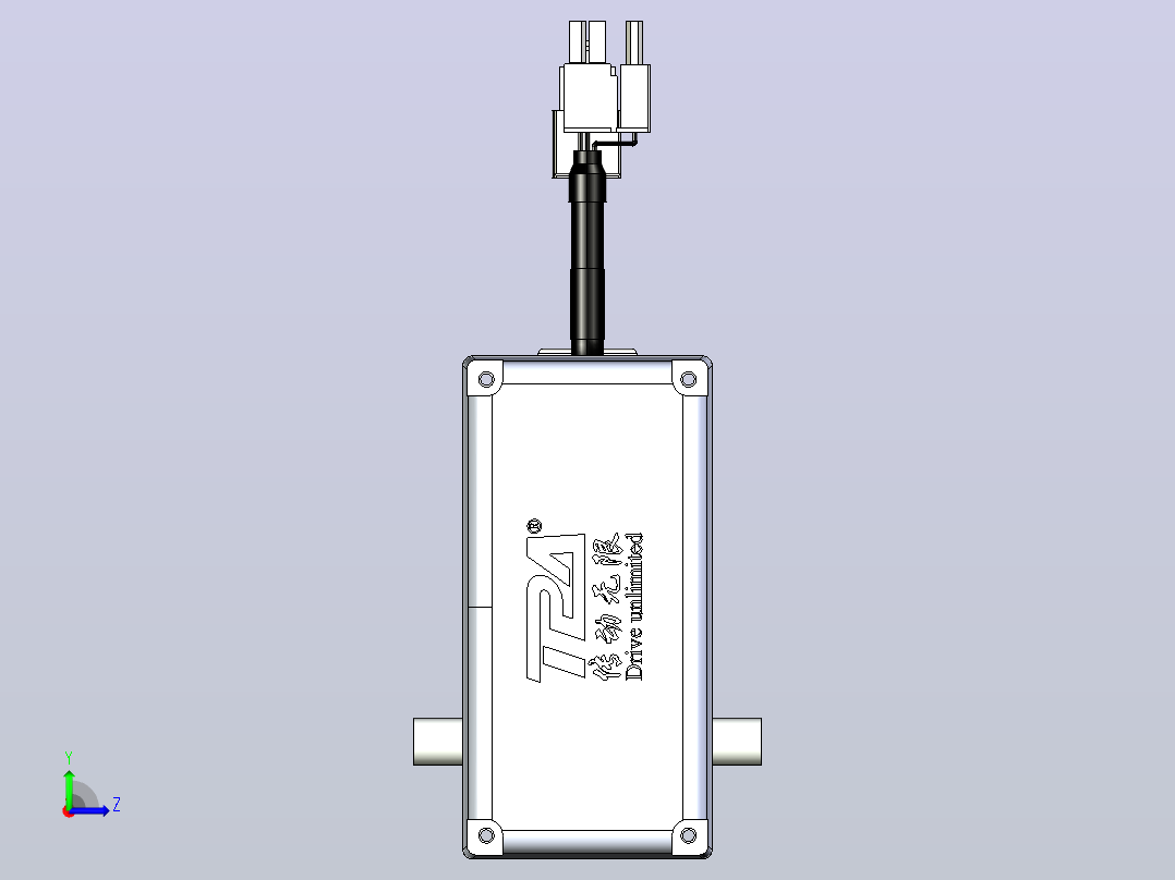 轻载电动缸TPA-ESR25-1002C-L150-MR-TC-W-P10-C3左视图
