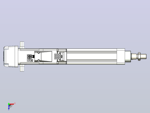 轻载电动缸TPA-ESR25-1002C-L150-MR-TC-W-P10-C3俯视缩略图