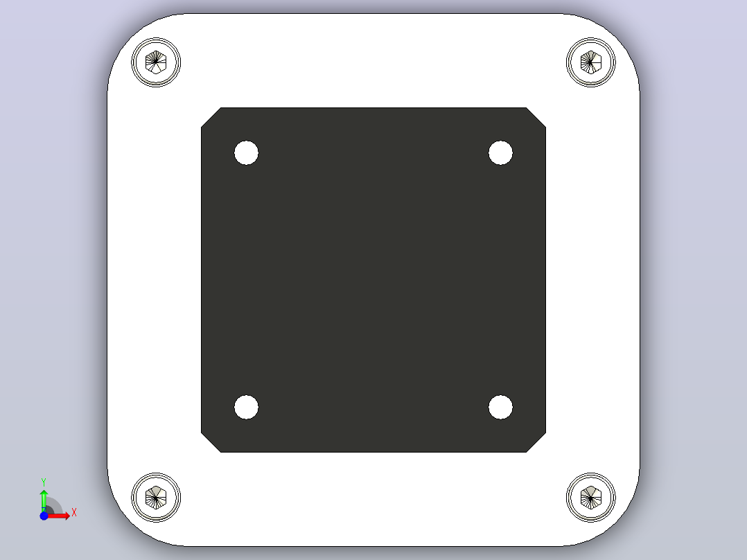 Nema 17步进电机谐波减速器用于3D打印机前视图