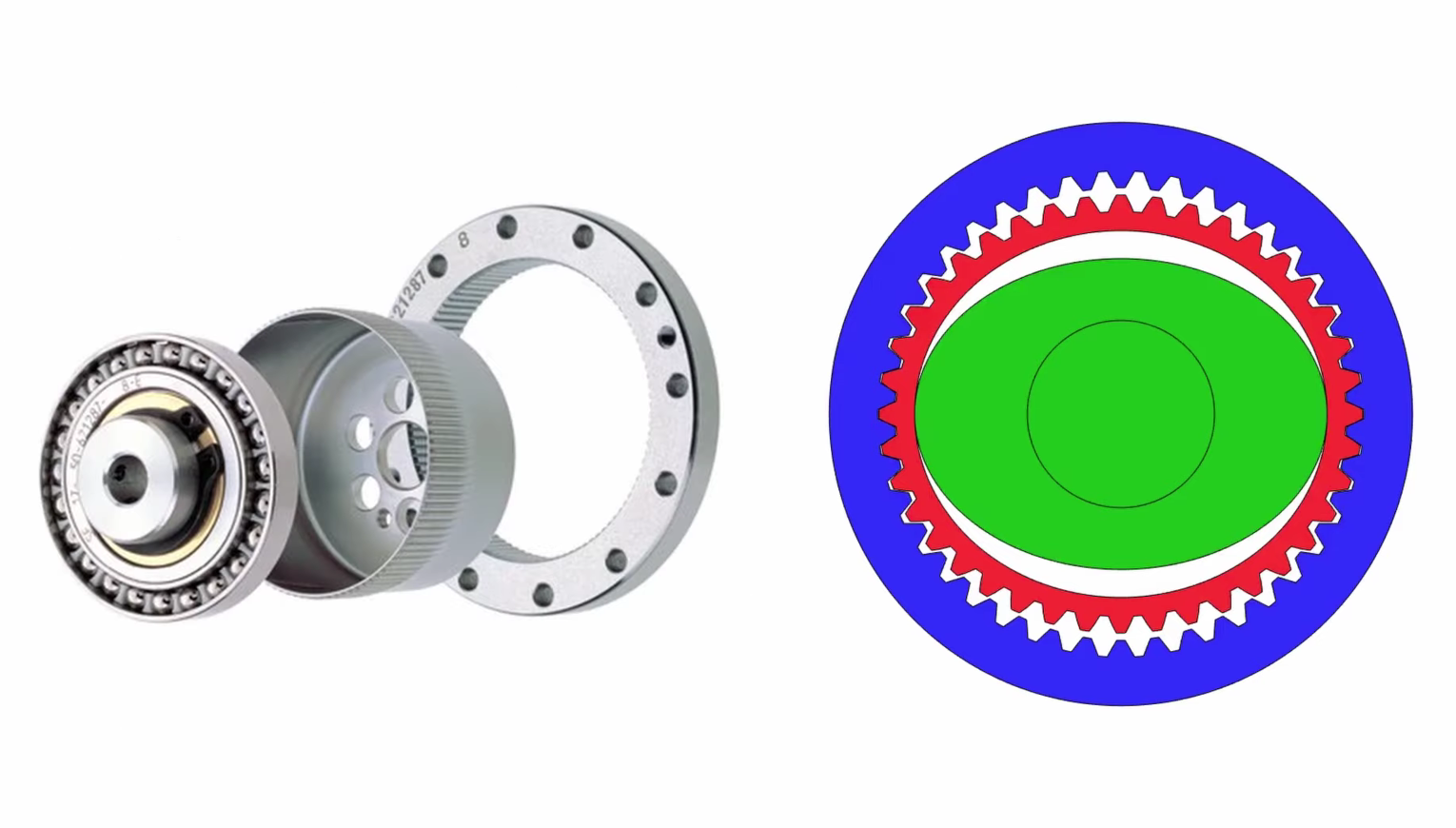 Nema 17步进电机谐波减速器用于3D打印机