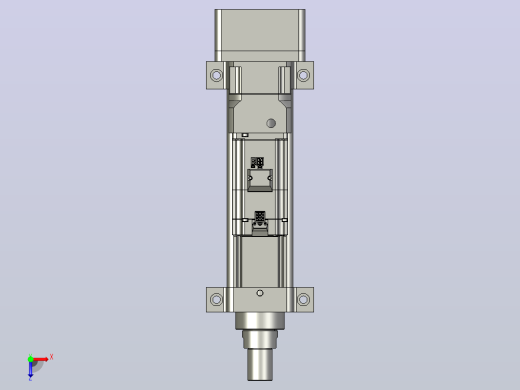 轻载电动缸TPA-ESR80-2510C-L150-MR-LB-W-P75-JX-C3俯视缩略图