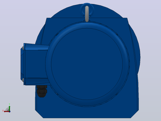 RF77法兰轴伸式安装斜齿轮减速机RF77-Y1.5-4P-90L-M1-0°-Φ250后视缩略图