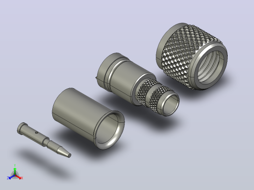Amphenol mini-UHF 2.5 GHz插头连接器