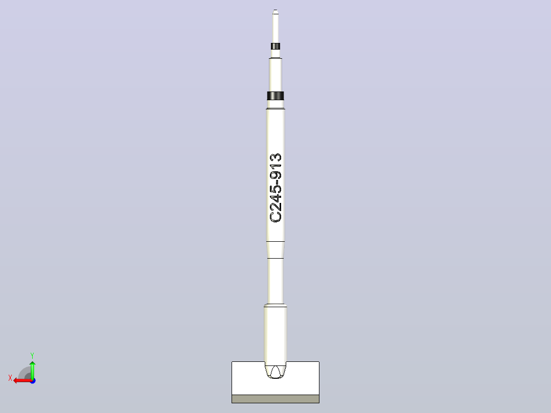 C245-913 尖头后视图