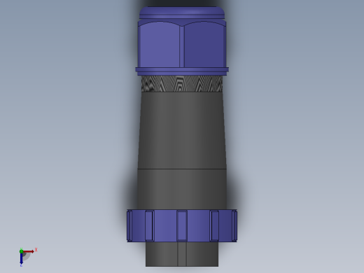 SP2110P[SP2110P-5B]航空插头，多芯接头，连接器俯视缩略图