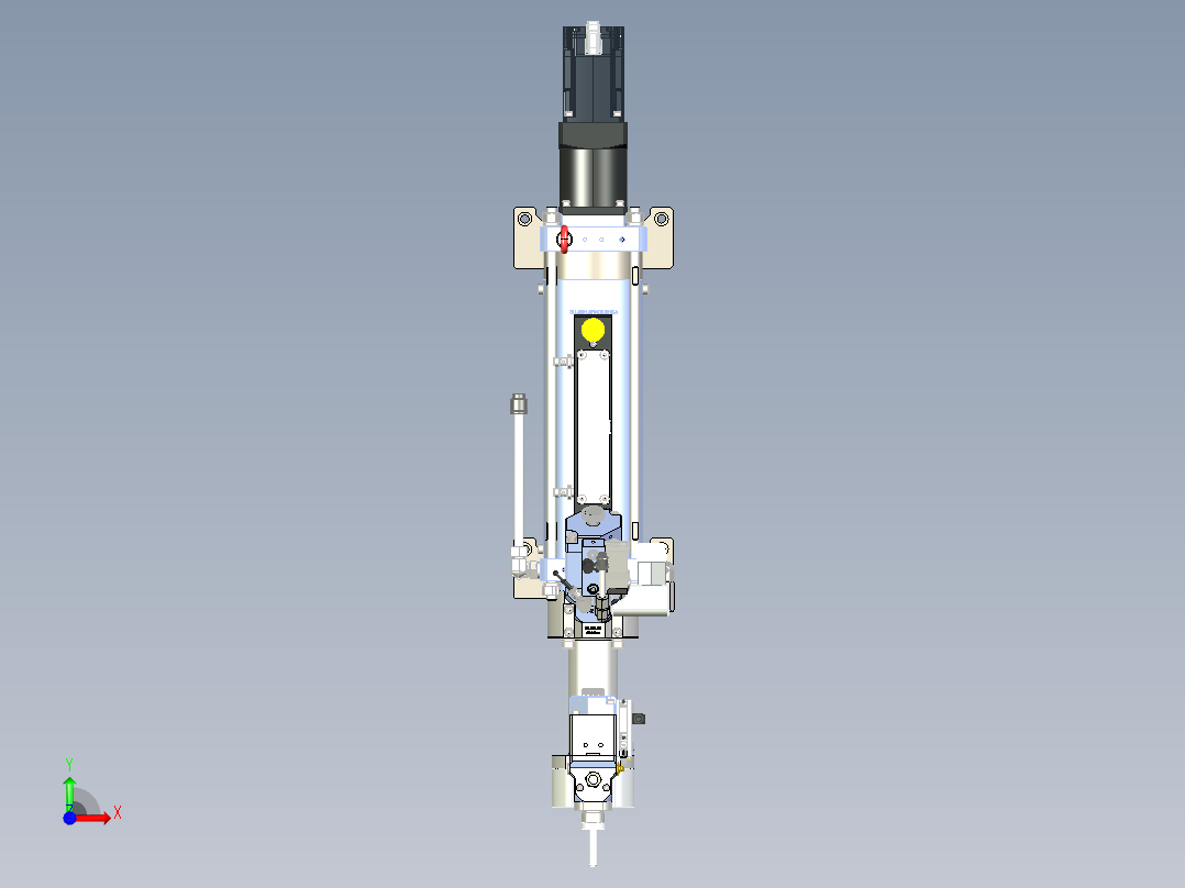 涂胶定量机前视图