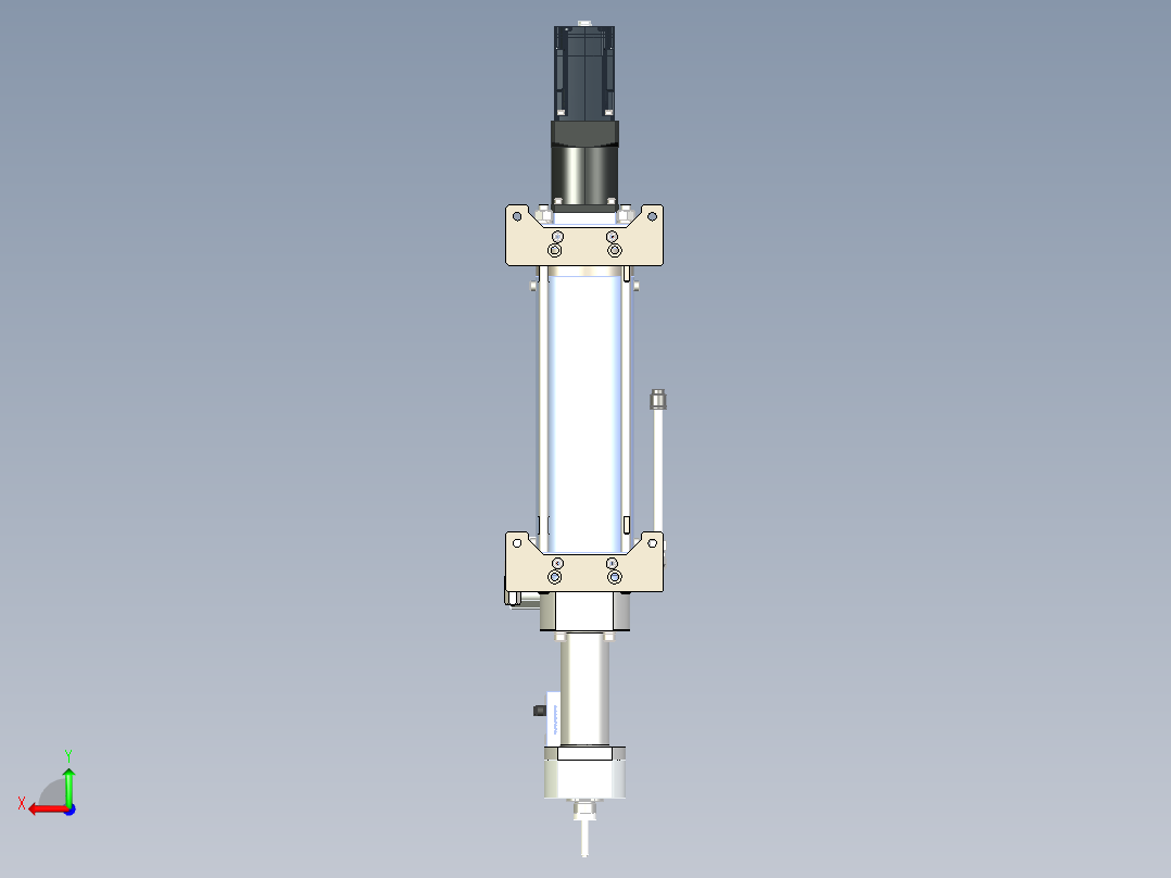 涂胶定量机后视图