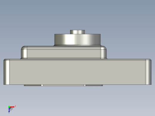 密封箱齿轮装置俯视缩略图
