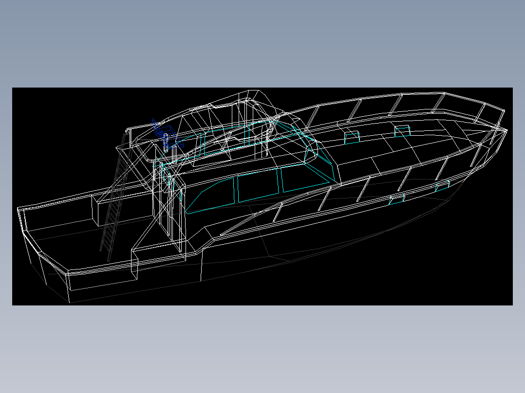 室内家具及植物的维模型十三-Q105