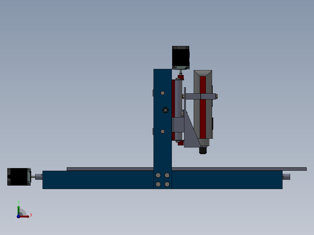 数控机床前视图