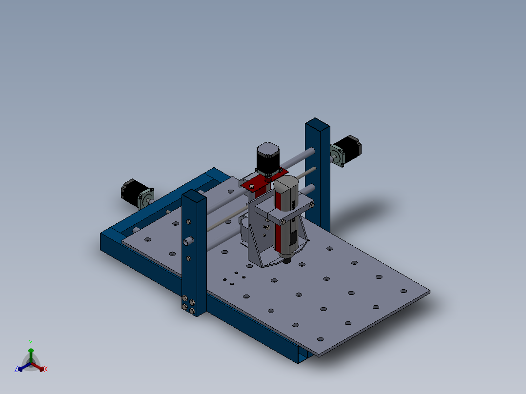 数控机床正等轴测图