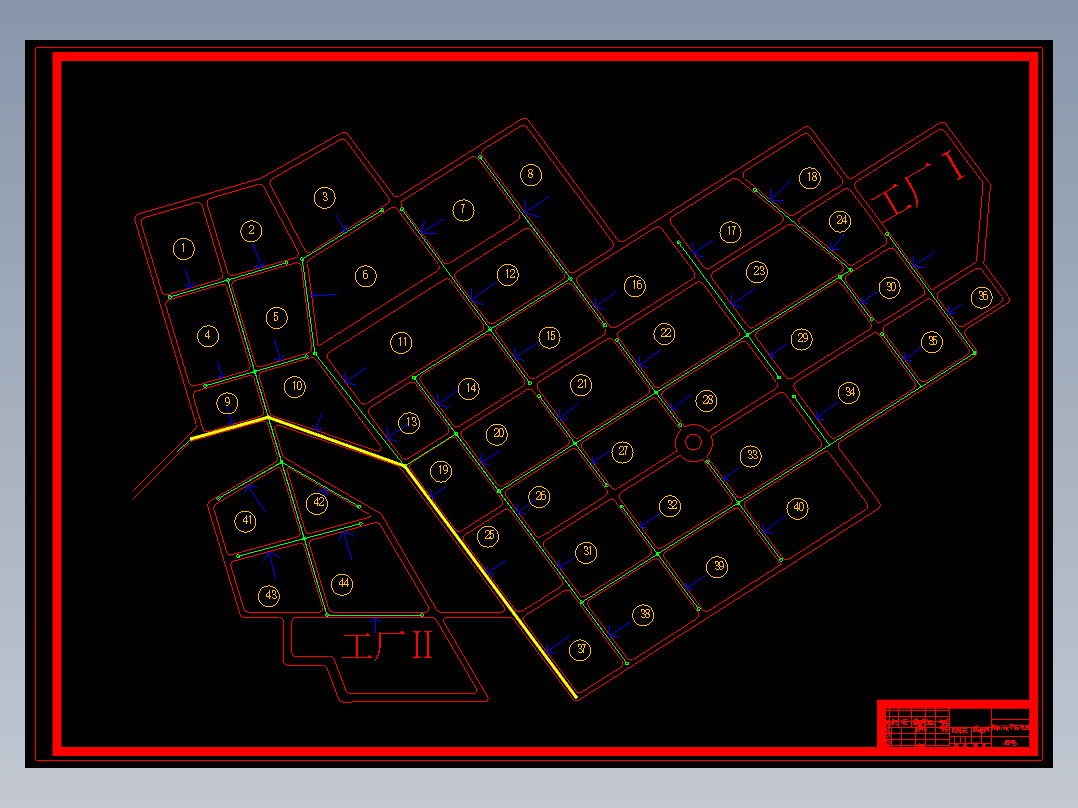 某城镇排水管网初步设计（含CAD图纸+说明书）