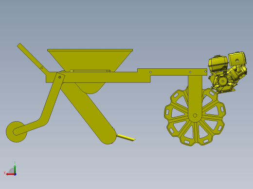 大蒜播种机后视缩略图