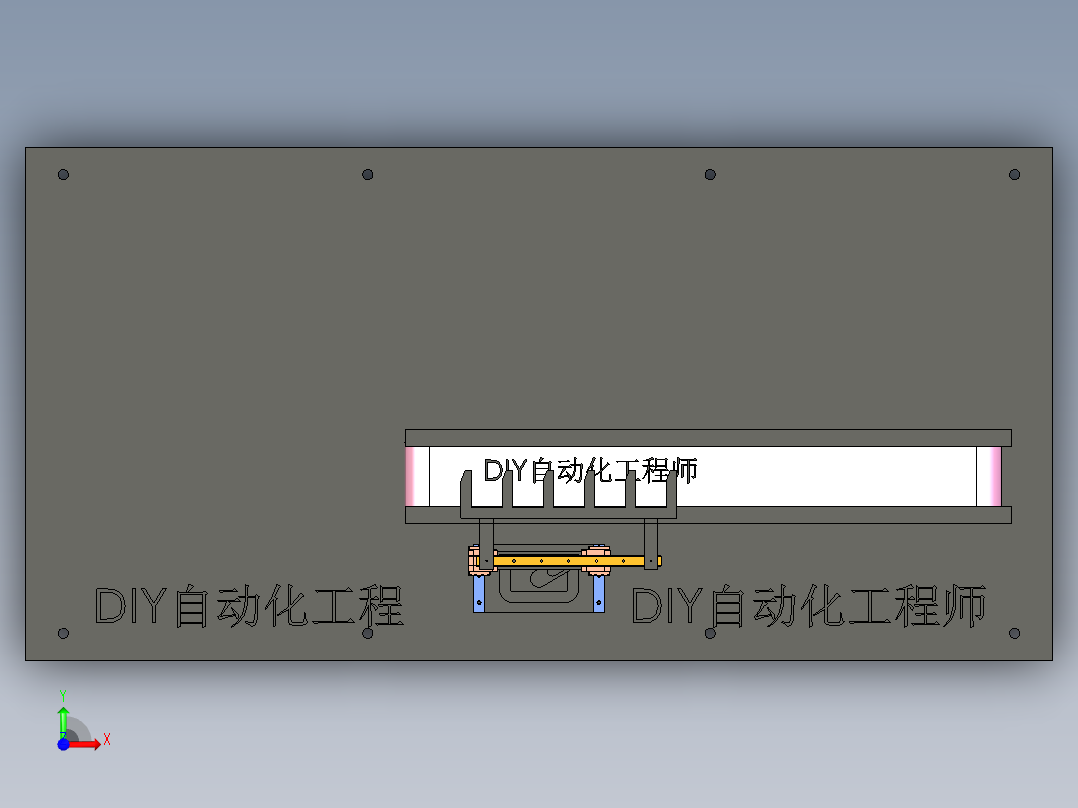 矩形搬运机构前视图