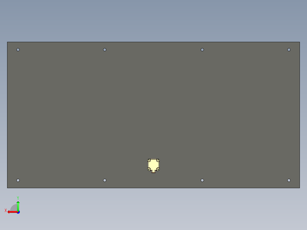 矩形搬运机构后视图