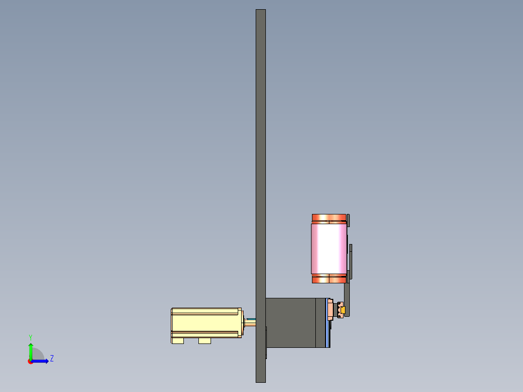 矩形搬运机构左视图