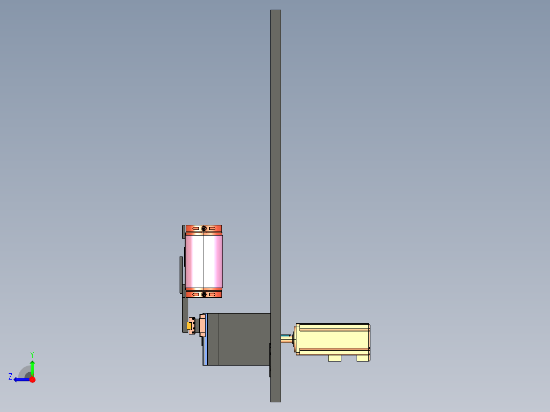 矩形搬运机构右视图
