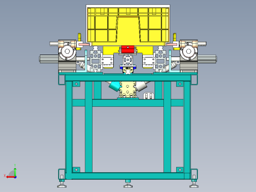 步进送料定位机构后视缩略图