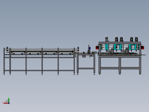 B06-方管棒料进给切割和钻孔攻后视缩略图