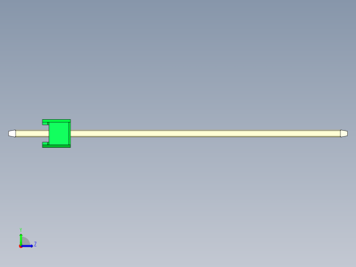 彩色公头100mil（2.54mm）系列-DS1021_green_1x16p_100mil_Type43_rev1.0左视缩略图