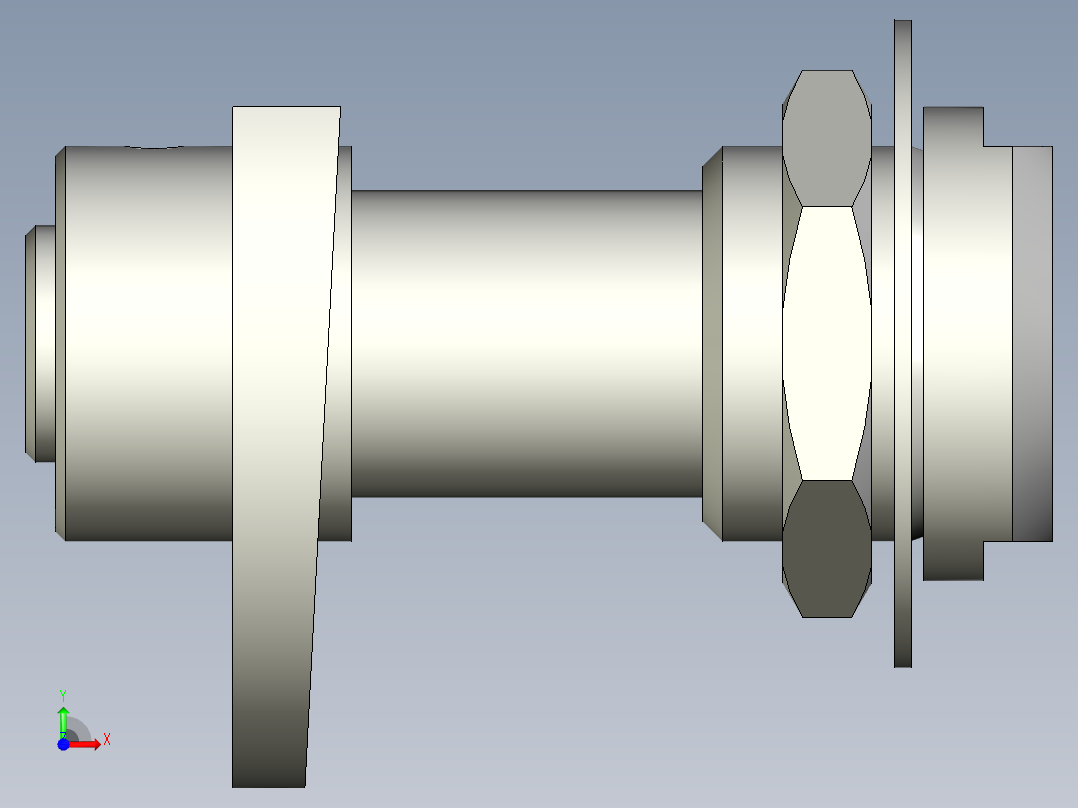 鎖BOCK,BOCK.INOX-3D多系列多零件图纸模型前视图