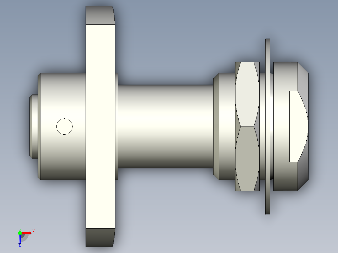 鎖BOCK,BOCK.INOX-3D多系列多零件图纸模型俯视图