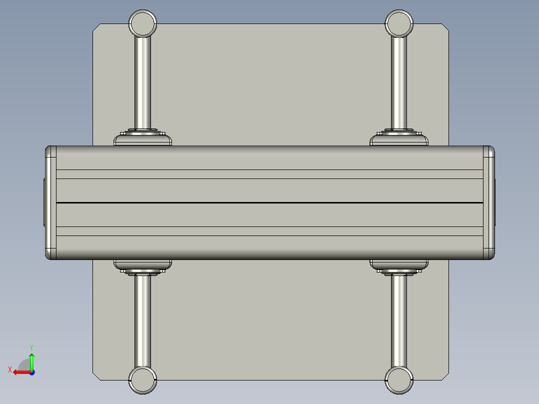 小型3D打印机后视图