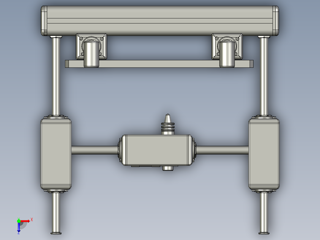小型3D打印机俯视图