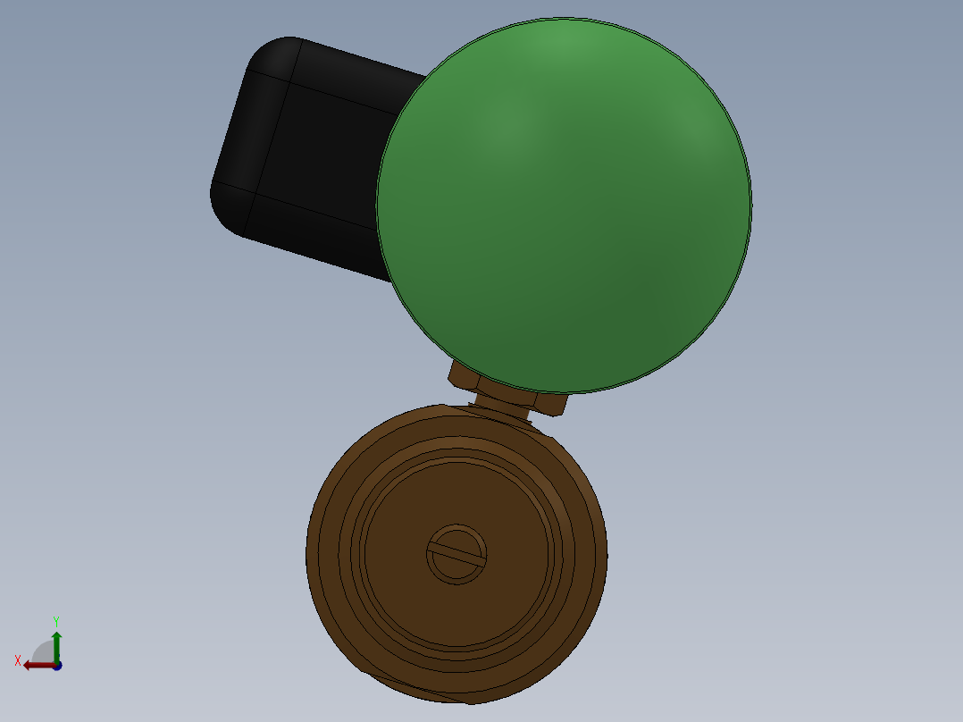 氮气瓶组件后视图