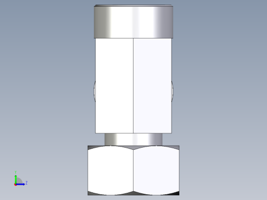 卡套式工业通用硬管接头EO_Standpipe_run_tee_EVL38SOMDCF左视缩略图