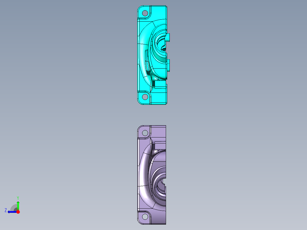 140170模具全套图纸右视图