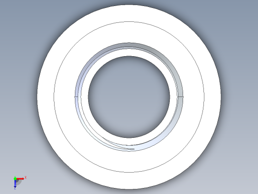 聚氯乙烯配件13-Sch80_ReducerCoupling_FPTxFPT_830-131_1in x 0.75in俯视缩略图