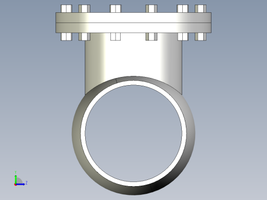 阀门模型-swing_check_valve__bw_-_150-2500左视缩略图