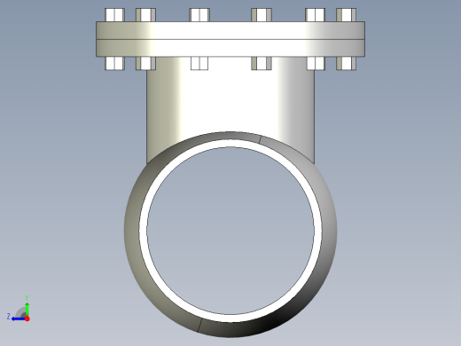 阀门模型-swing_check_valve__bw_-_150-2500右视缩略图