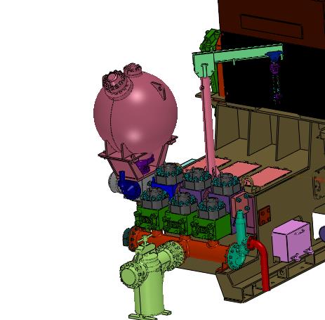 卧式三缸往复活塞式泥浆泵