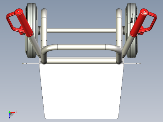 不锈钢手推车俯视缩略图