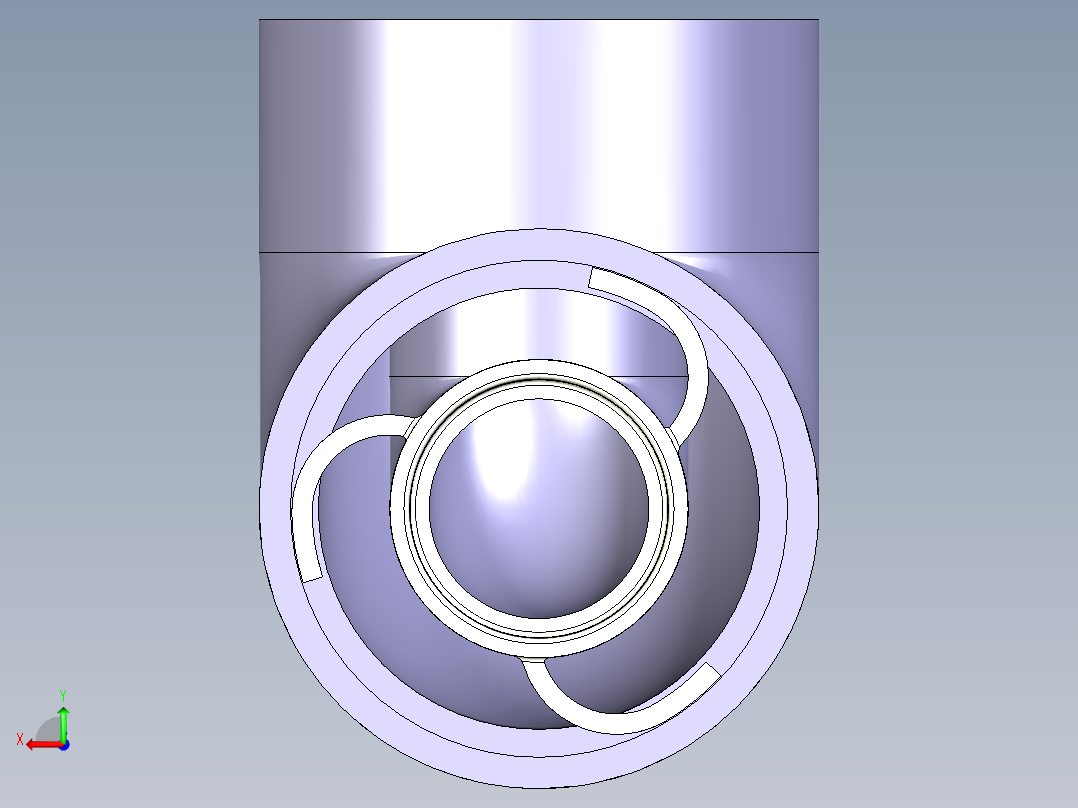 [PVCxPVC] 90 肘Elbow后视图