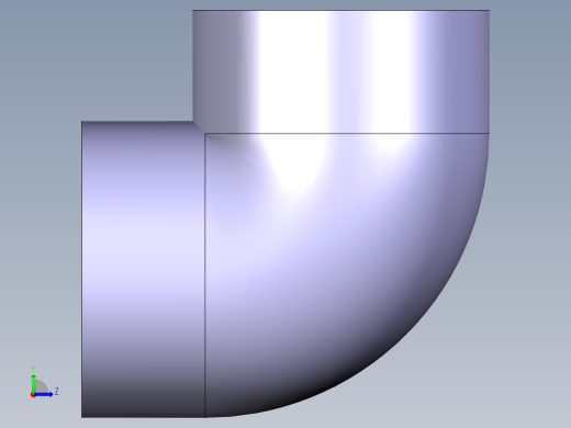 [PVCxPVC] 90 肘Elbow左视缩略图
