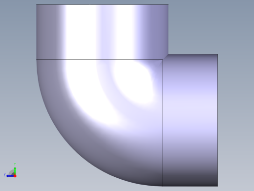 [PVCxPVC] 90 肘Elbow右视缩略图