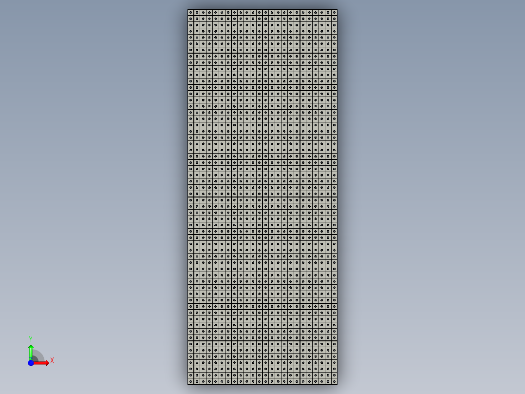 三维柔性工装前视图