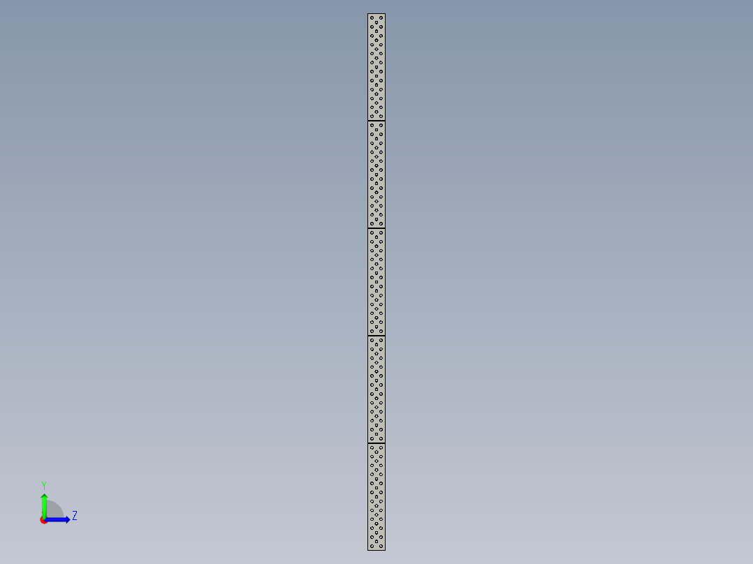 三维柔性工装左视图
