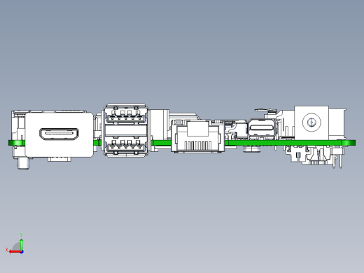 英特尔NUC D34010WYB-D54250WYB主板后视缩略图