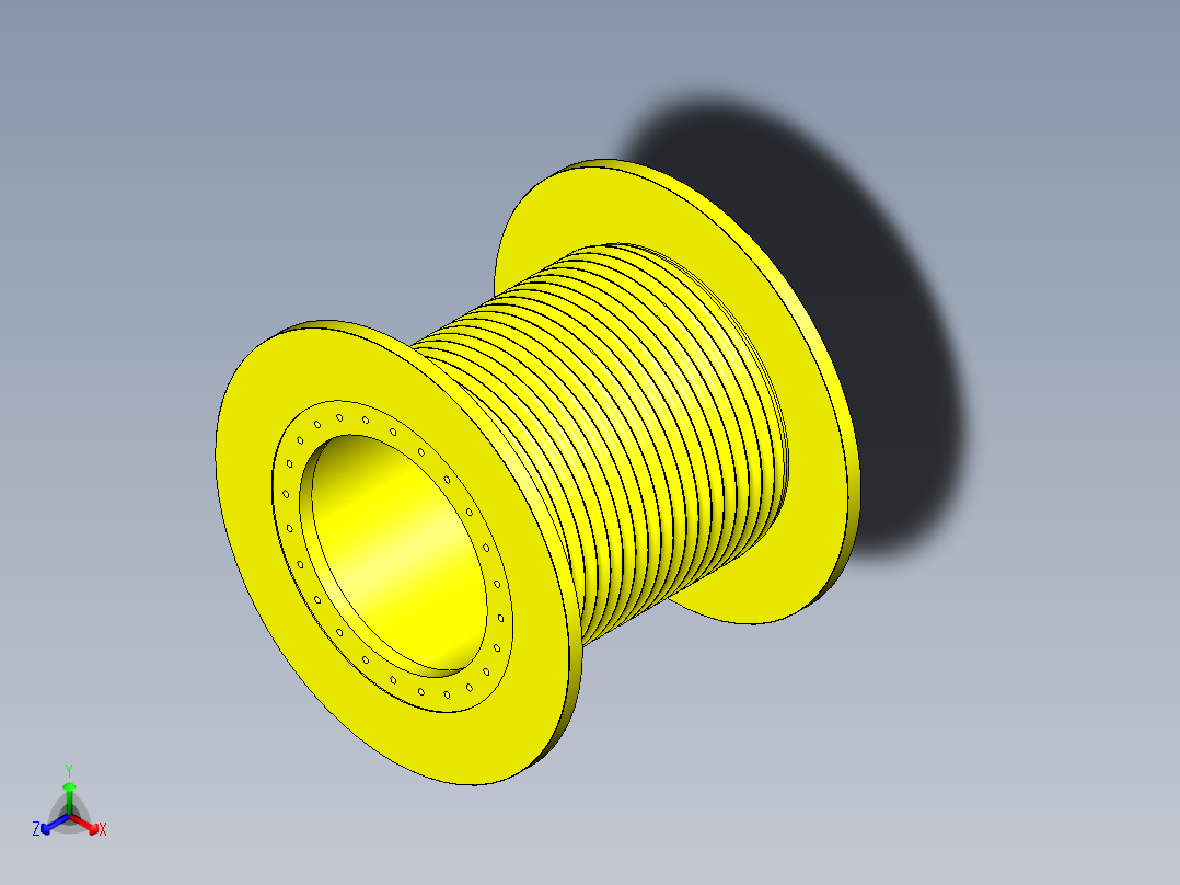 绞车滚筒 - 焊接组件--stl stp