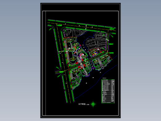 住宅小区总图，我自己的工程