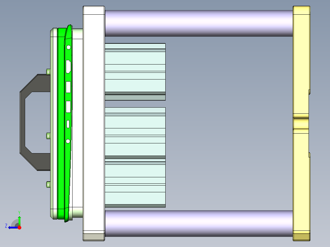 TP301-C-笔记本CNC工装夹具三维模型CNC3-0609右视图