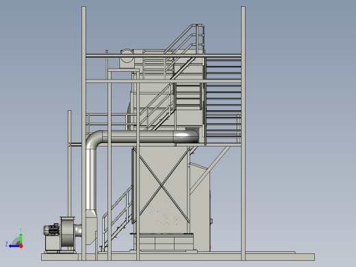 钢结构平台step右视缩略图
