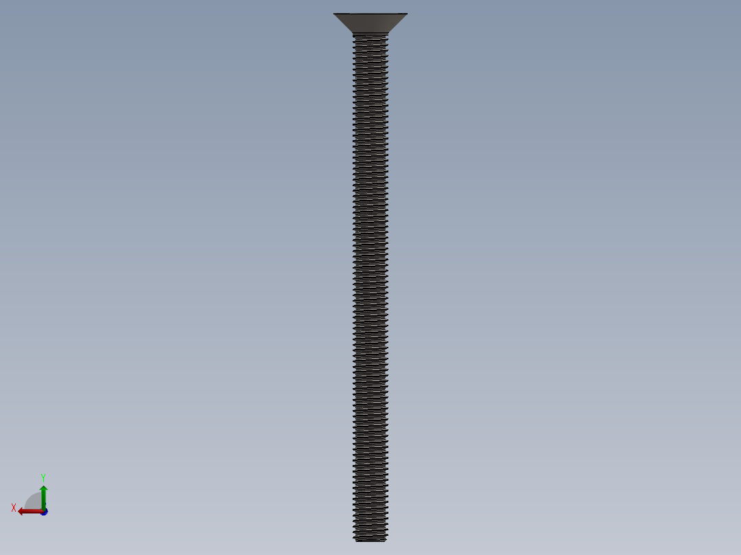 Screw_ISO_10642_M8x120_A2.SLDPRT后视图